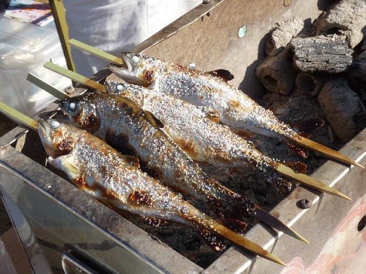 アマゴの塩焼き 写真共有サイト フォト蔵