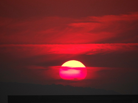 20120523博多の夕陽