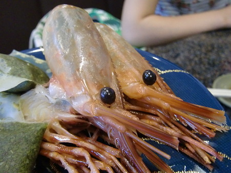 有頭ぼたん海老
