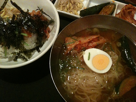 冷麺ランチ　＠ヨドバシカメラ秋葉原　漢のしっぽ