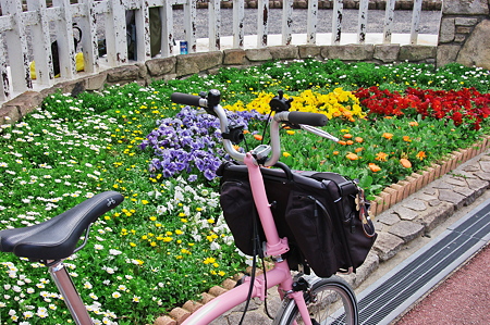 Brompton　M3L ベイビーピンク（日東リアキャリア仕様）