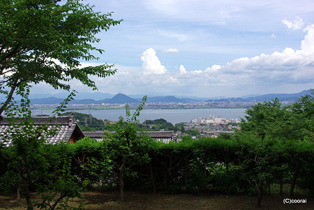 琵琶湖一望